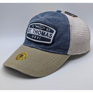 NEW St Thomas Virgin Islands Hat Trucker Mesh Back Vacation Beach Cruise NWT
